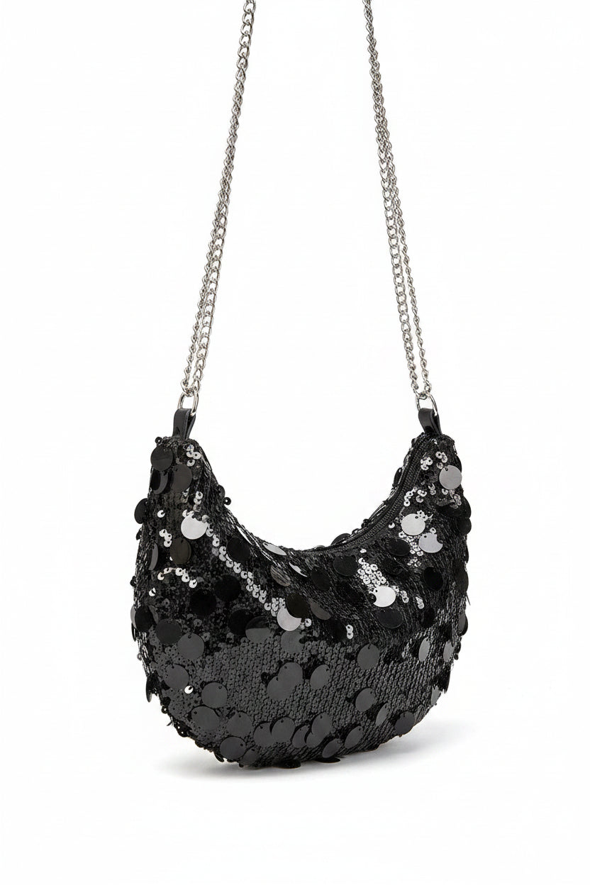 Bolso Brillante con Purpurina