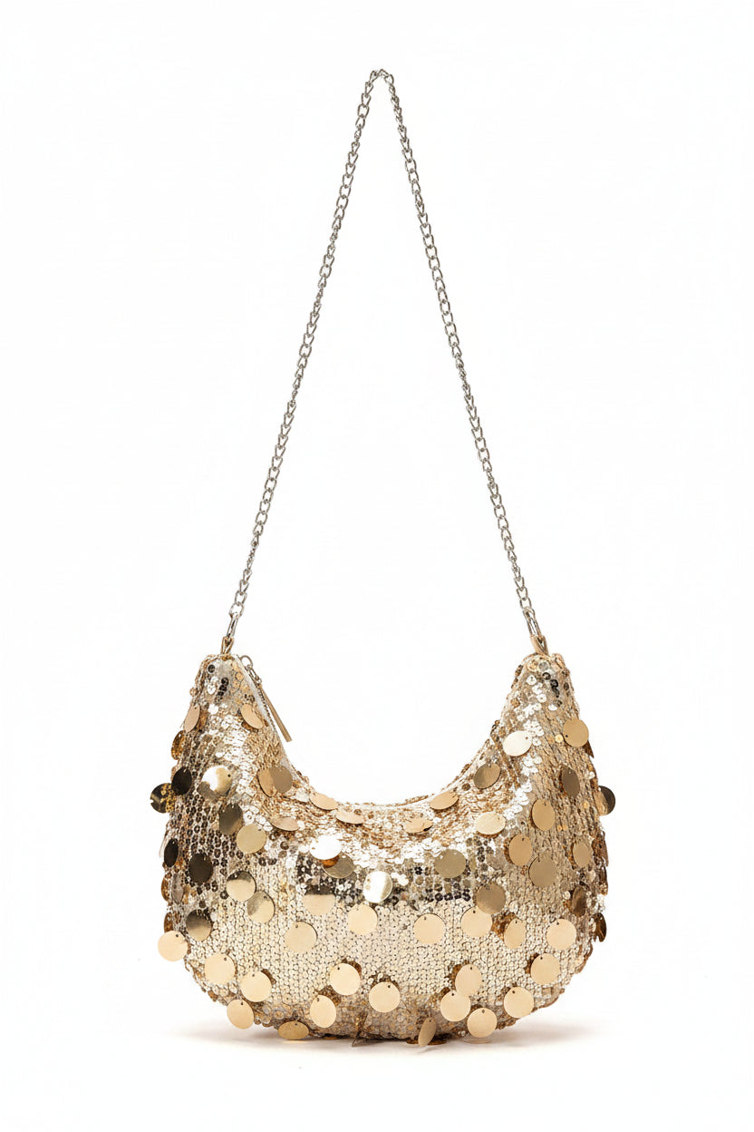 Bolso Brillante con Purpurina