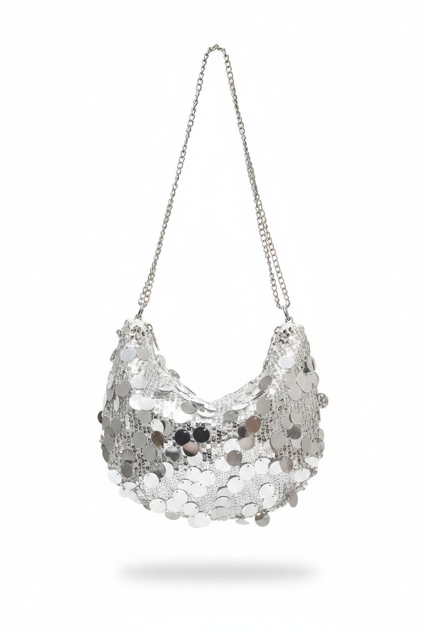 Bolso Brillante con Purpurina