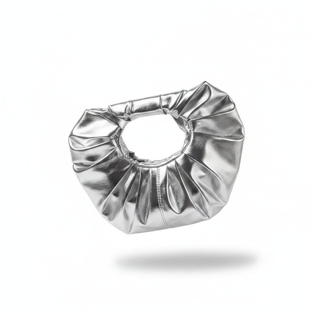 Clutch de Flor Eléctrica: Accesorio radiante para la noche