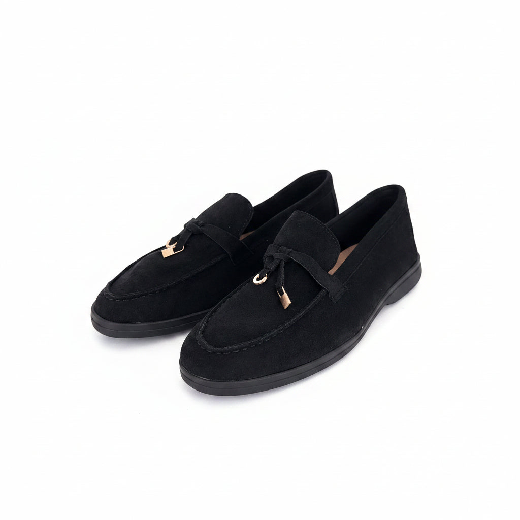 Mocasines negros elegantes