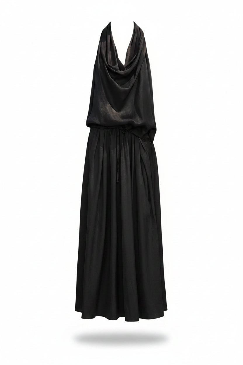 Marisa – Conjunto coordinado: top sin mangas con cuello tipo americano y pantalones plisados