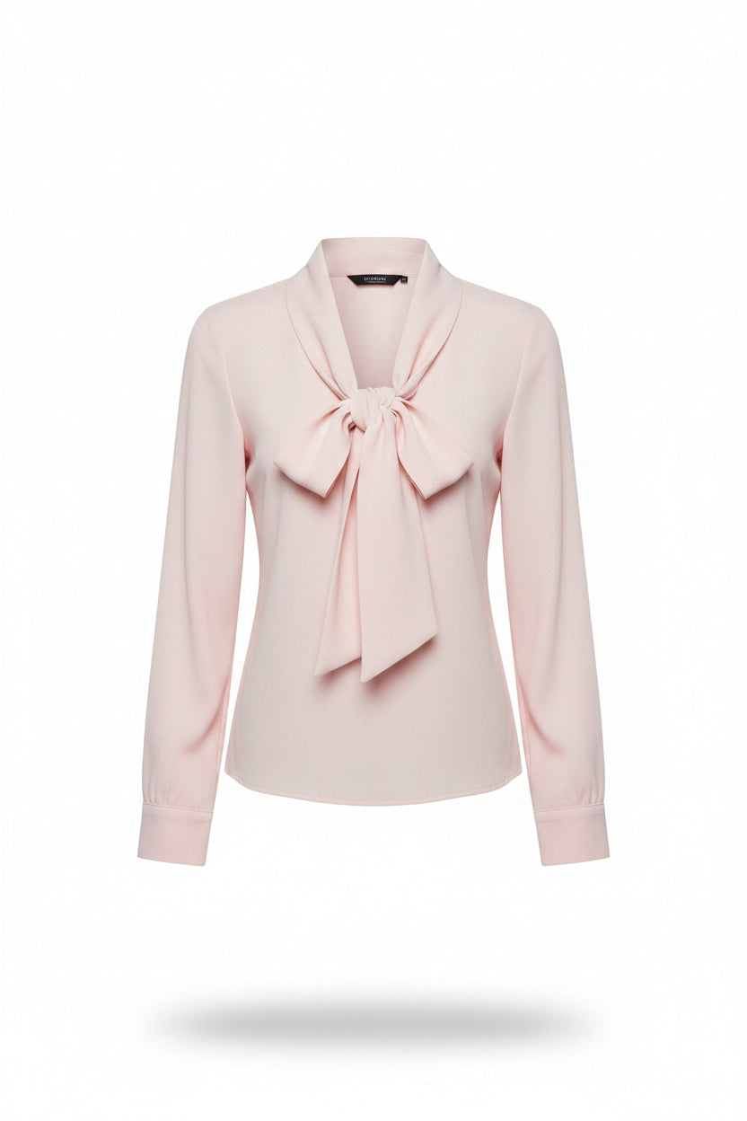 BLAIR – Blusa chic con nudo delantero para un look refinado