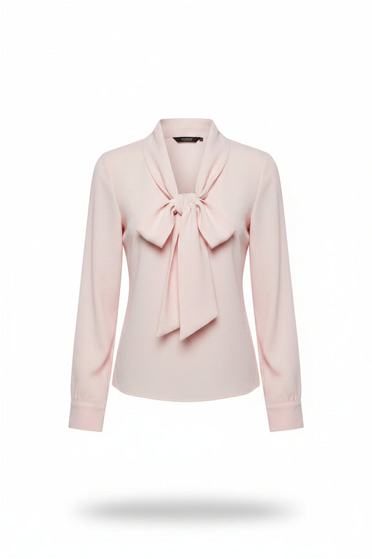 BLAIR – Blusa chic con nudo delantero para un look refinado