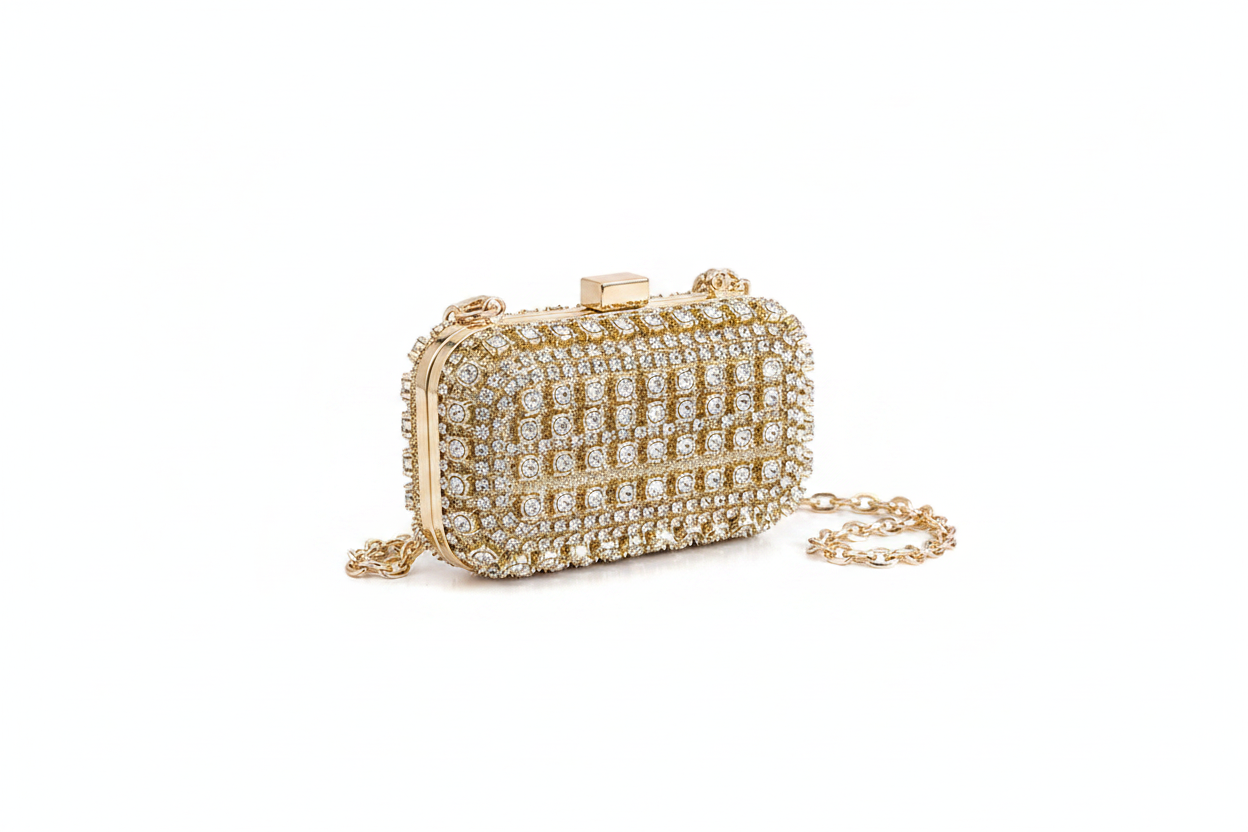 Clutch mini elegante para barra de labios